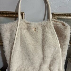 Victoria’s Secret Faux-Fur Limited Edition Tote Bag NWOT